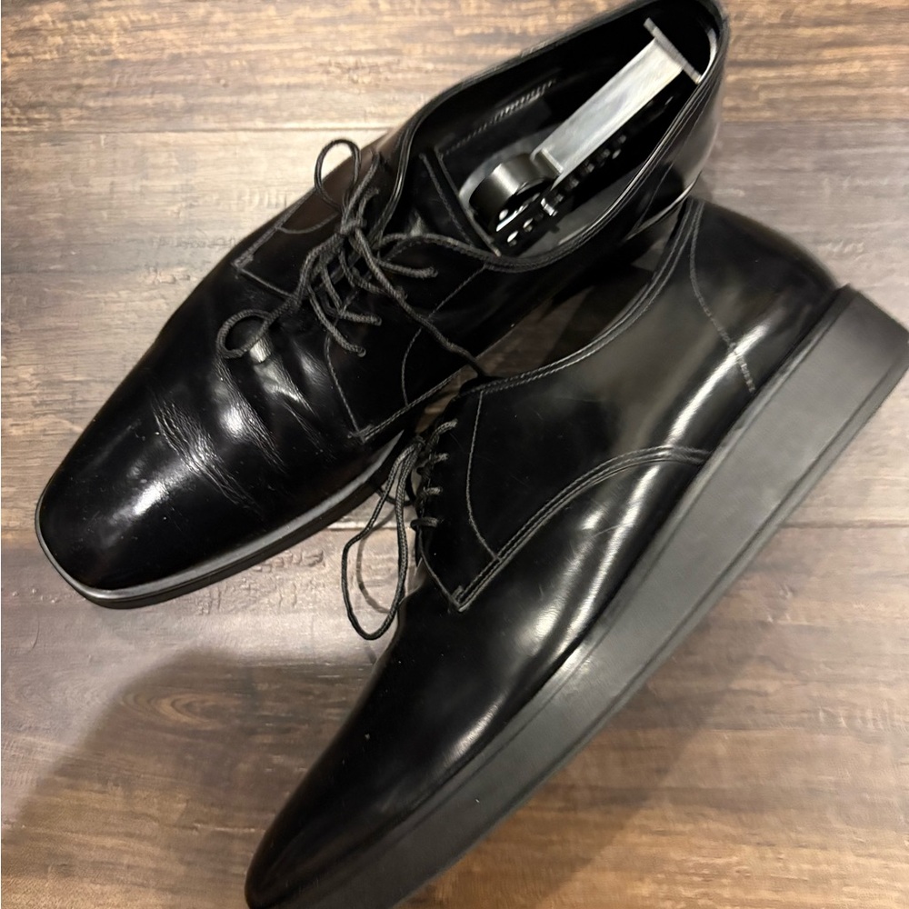 PRADA men’s leather lace-up shoes - Picture 11 of 11